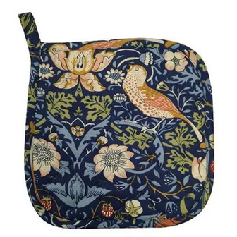 Onderlegger William Morris Strawberry Thief Marineblauw