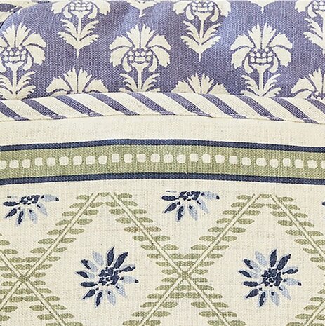 Ulster Weavers Onderlegger met Insteekvak Coastal Treasures in blauw