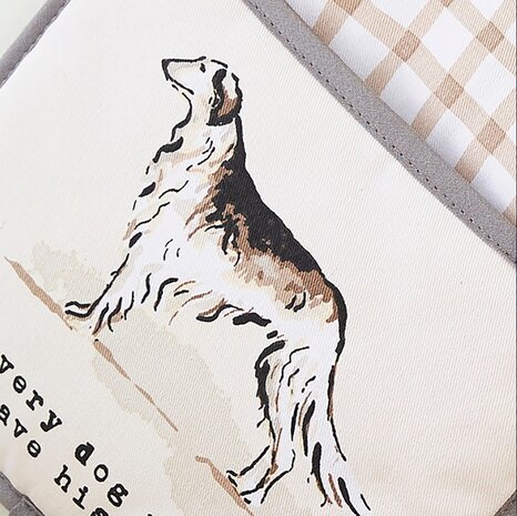 Ulster Weavers Onderlegger met Insteekvak Country Dogs in bruin